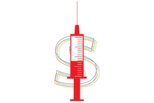 Syringe And Dollar Sign