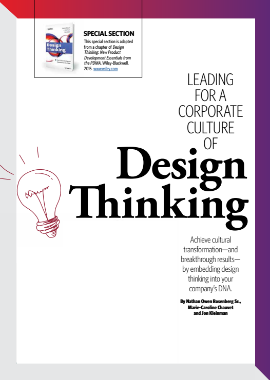 corporate culture of design thinking
